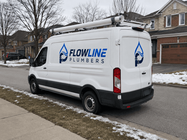 Flowline Plumbers branded service van